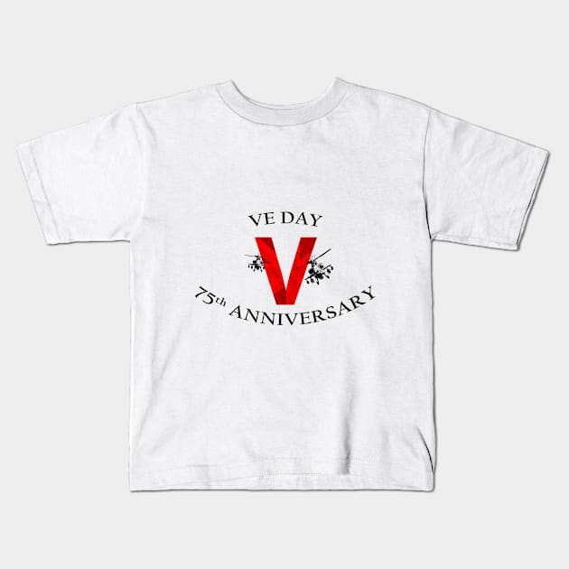 VE Day Art Board Print Kids T-Shirt by Barraq